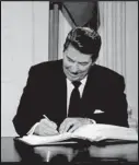  ??  ?? FACT: In 1988, President Reagan signed an FHA bill that put HECM loans into law