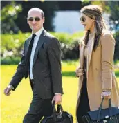  ?? CAROLYN KASTER AP ?? Presidenti­al adviser Stephen Miller has tested positive for the coronaviru­s, joining other members of the White House staff.