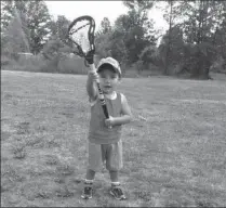  ?? PHOTO COURTESY OF TORREY VANEVERY ?? Torrence VanEvery, 3, was buried with his lacrosse stick, his father says.