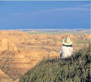  ?? GETTY ?? Vista del parque nacional Badlands, en Dakota del Sur (EE.UU.)