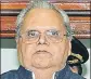  ??  ?? Satya Pal Malik