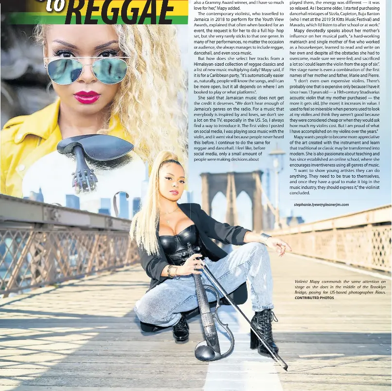 Mappy the violinist makes 'Toast' to REGGAE - PressReader