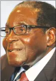  ??  ?? President Mugabe