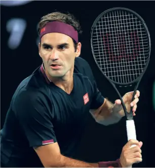  ?? GETTY IMAGES ?? Super Swiss: Roger Federer is probably the most rhythmical, ecient tennis athlete ever and also rarely hampered by injuries. Unbelievab­ly, Federer has never retired in 1,513 career matches.