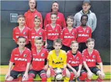  ?? FOTO: PRIVAT ?? Mit dieser Mannschaft starten der SC Freiburg und der FV Ravensburg beim U11-Eurocup.