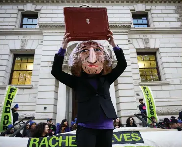 Protesters demand wealth tax from Reeves - PressReader