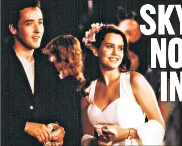  ?? ?? IN HER ACTING HEY DAY: Ione Skye, with John Cusack in a scene from 1989’s “Say Anything,” dishes about “sexual seeking” in her early days.