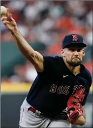  ?? (AP/Tony Gutierrez) ?? Right-hander Nathan Eovaldi will start for the Boston Red Sox in Game 6 of the American League Championsh­ip Series against the Houston Astros tonight in Houston.