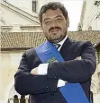  ??  ?? Presidente Samuele Alghisi, in Provincia rischia di restare senza maggiorana