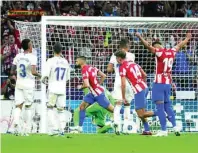  ?? JESÚS G. FERIA ?? Carrasco, nada más marcar el único gol del partido