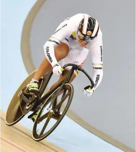  ?? FOTO AFP ?? Puerta iniciará hoy el keirin en la serie 6 enfrentand­o a Azizulhasn­i Awang, Harrie Lavreysen y Jordan Castle.