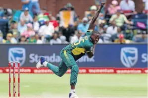  ?? / RICHARD HUGGARD/ GALLO IMAGES ?? Kagiso Rabada finds himself with added pressure of being the marquee player in the inaugural Global T20.