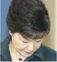  ??  ?? Park Geun-hye