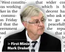  ?? ?? First Minister Mark Drakeford