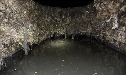  ??  ?? A 40-tonne fatberg the size of a double-decker bus has been cleared from a London sewer by Thames Water engineers. Photograph: Thames Water/PA