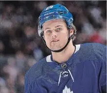  ?? CLAUS ANDERSEN
GETTY IMAGES ?? Toronto Maple Leafs forward William Nylander has until Dec. 1 to sign a contract or he’ll be ineligible to play in the NHL this season.