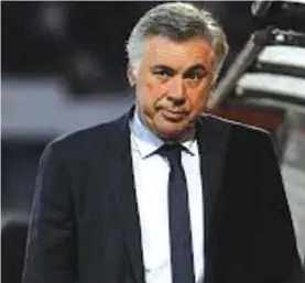  ??  ?? Bayern Munich mentor Carlo Ancelotti