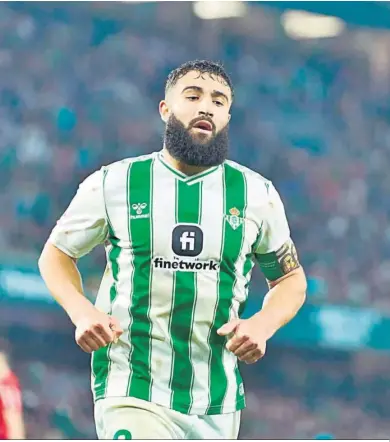  ?? E. P. ?? Fekir, durante un encuentro de los verdiblanc­os en la presente temporada disputado en el Benito Villamarín.