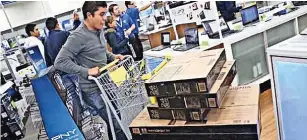  ??  ?? es la fecha en que se desbordan compradore­s en todo EU