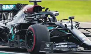  ?? PHOTO: GETTY IMAGES ?? Mercedes driver Lewis Hamilton, of Great Britain, waves after winning the Emilia Romagna Grand Prix in Imola, Italy, his 93rd Formula One victory.