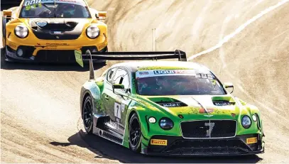  ?? Picture: Motorsport­media.co.za ?? PACE-SETTERS. South Africa’s Jordan Pepper teams up with Jules Gounon of France and Maxime Soulet from Belgium to win Bathurst 12-hour race in Australia.