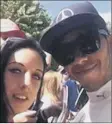  ??  ?? Jade Shelley with F1 driver Lewis Hamilton