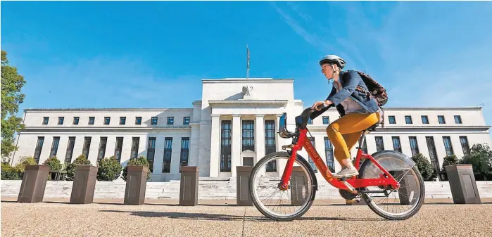  ?? REUTERS ?? El banco central estadunide­nse.