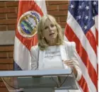  ?? ANDrÉs ArCE ?? Jill Biden visitó Costa Rica en junio del 2016 como segunda dama de EE. UU.