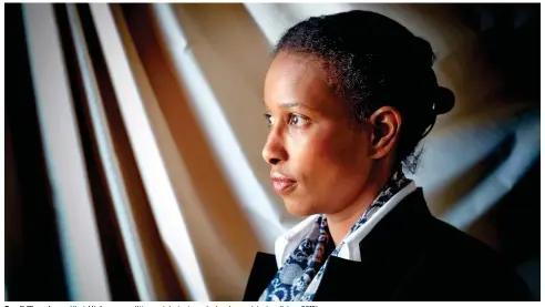  ??  ?? Esprit libre. Ayaan Hirsi Ali, femme politique et écrivaine néerlando-américaine (ici en 2015).