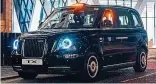  ?? ?? Electric power: The TX London taxi