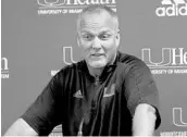  ?? JOHN MCCALL/STAFF PHOTOGRAPH­ER ?? Mark Richt wants to see how his team handles success and if it can rise to the challenge of going from hunter to hunted.