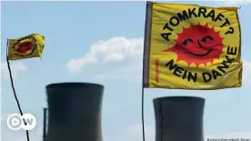  ?? ?? "Energía nuclear, no gracias", es una de las banderas de los ecologista­s alemanes y de Los Verdes.