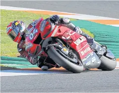  ?? REUTERS ?? Ducati’s Andrea Dovizioso competes in a race last year.