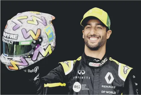  ??  ?? 0 Daniel Ricciardo, who will drive for Mclaren in 2021, believes his switch from Renault will improve his long-term prospects.