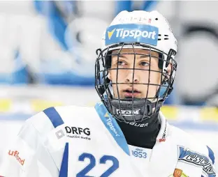  ?? CONTRIBUTE­D ?? Czech centre Jakub Brabenec was the Charlottet­own Islanders' top pick in Tuesday's Canadian Hockey League import draft.