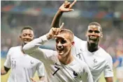  ??  ?? Antoine Griezmann scored as France beat Italy 3-1