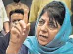  ?? PTI photo ?? Outgoing chief minister Mehbooba Mufti.