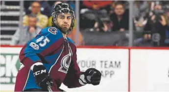  ?? John Leyba, Denver Post file ?? Avalanche defenseman Mark Barberio says his teammates “have been doing a great job . ... I’m just excited to maybe get a chance to help out again.”