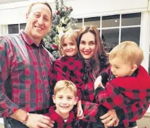  ?? CONTRIBUTE­D/TWITTER ?? Peter MacKay shared this photo of himself and his wife Nazanin with their children on his Twitter account. For the last four years he’s been balancing a law career with family life. Now he’s poised to jump back into the political arena.