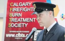  ?? GAVIN YOUNG ?? The “party of the year,” will take place on Dec. 31, says Calgary Firefighte­rs Burn Treatment Society president Jim Fisher.