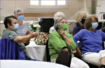  ??  ?? dozens of seniors gathered on Wednesday at the Fitchburg senior center for the celebratio­n to kick off national senior center month, one of many events slated for september at the bustling center.