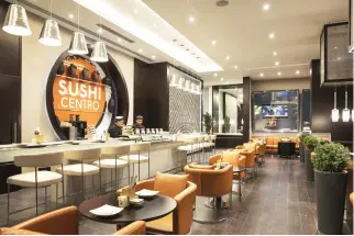  ??  ?? Sushi Centro is a Japanese cuisine restaurant.