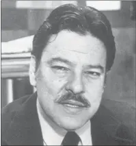  ?? THE ASSOCIATED PRESS ?? In this 1984, file photo shows William C. “Willie” Velasquez at an unknown location. A new VOCES/PBS documentar­y on Velasquez dives into the life of the late Latino voting rights advocate just as the nation’s largest minority group is set to be a major...