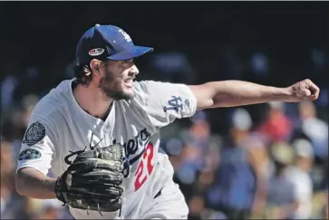  ?? Robert Gauthier Los Angeles Times ?? CLAYTON KERSHAW’S statistics from 2018 (9-5 with a 2.73 ERA) would have been a career year for any number of pitchers, but they represente­d a steep decline for the three-time Cy Young Award winner.