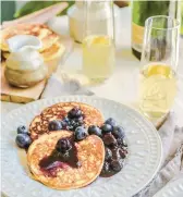  ?? CALIFORNIA WINE INSTITUTE ?? Make this Mother’s Day one to remember by serving airy ricotta pancakes for brunch.