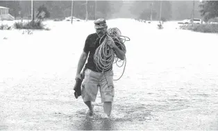  ?? REUTERS ?? Varias zonas de Carolina del Norte se hallan inundadas por el paso del huracán Florence.