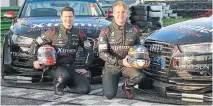  ??  ?? IN FRONT: Michael Stephen and Simon Moss will be out to show their taillights to other competitor­s in Round Three of the GTC Series in Cape Town this weekend