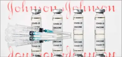  ?? Getty Images ?? Top U.S. health authoritie­s are investigat­ing any links between the J&J vaccine and blood clots, a regulator said Tuesday.