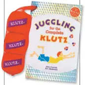  ??  ?? TYPICAL of the unusual and imaginativ­e books born out of the ’80s PC revolution was Juggling for the Complete Klutz, which came with beanbags in an attached mesh bag. It was published on a shoestring by three Stanford University graduates.