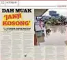  ??  ?? LAPORAN Harian Metro semalam.